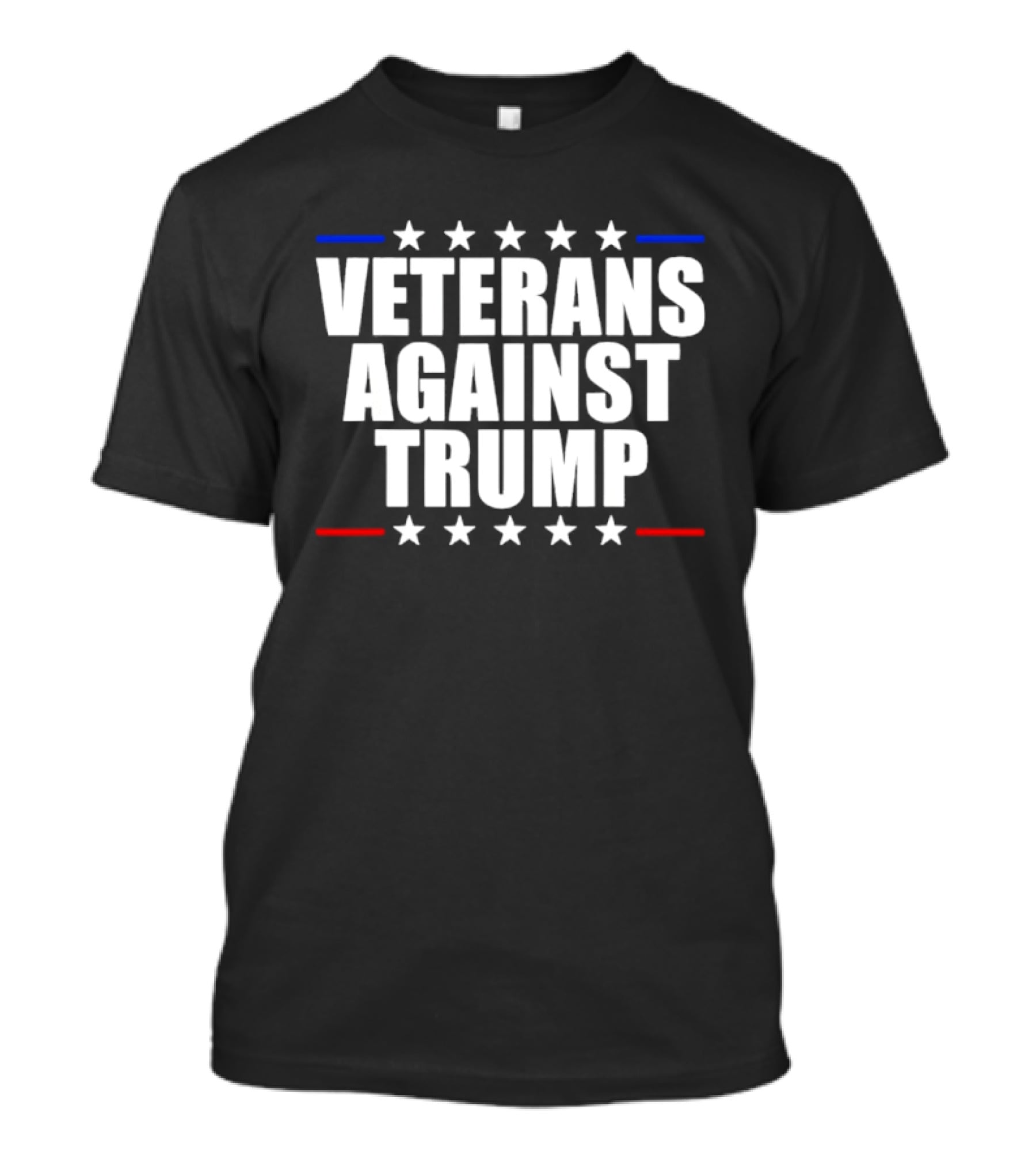 Veterans Against Trump Stars Stripes T-Shirt