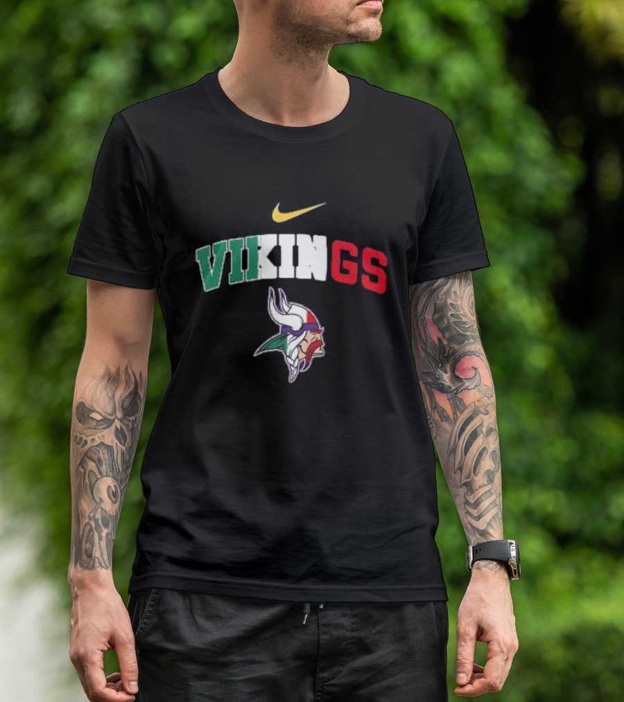 Minnesota Vikings Italia Nike Go Vikings T-Shirt