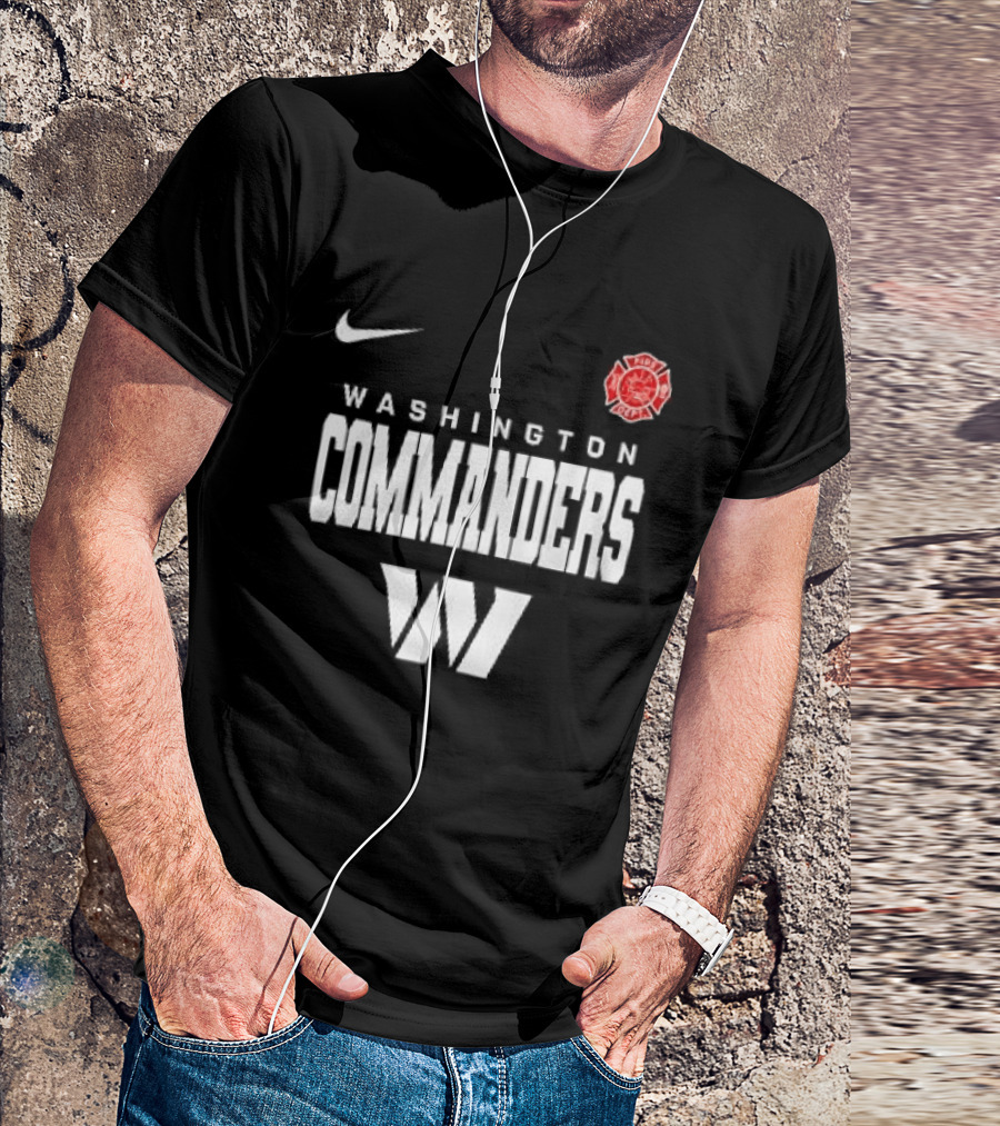 Washington Commanders Red Friday Firefighter Nike Team T-Shirt