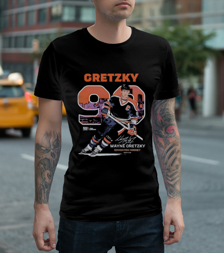 Wayne Gretzky 99 Edmonton Hockey T-Shirt