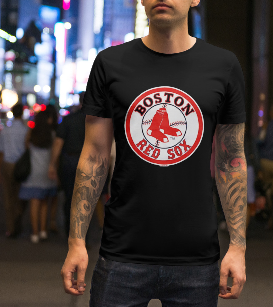 Boston Red Sox Hanging Red Socks Baseball Team T-Shirt