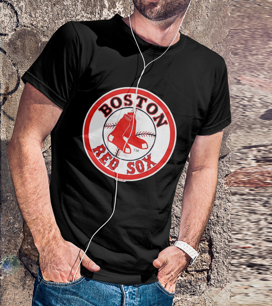 Boston Red Sox Hanging Red Socks Baseball Team T-Shirt