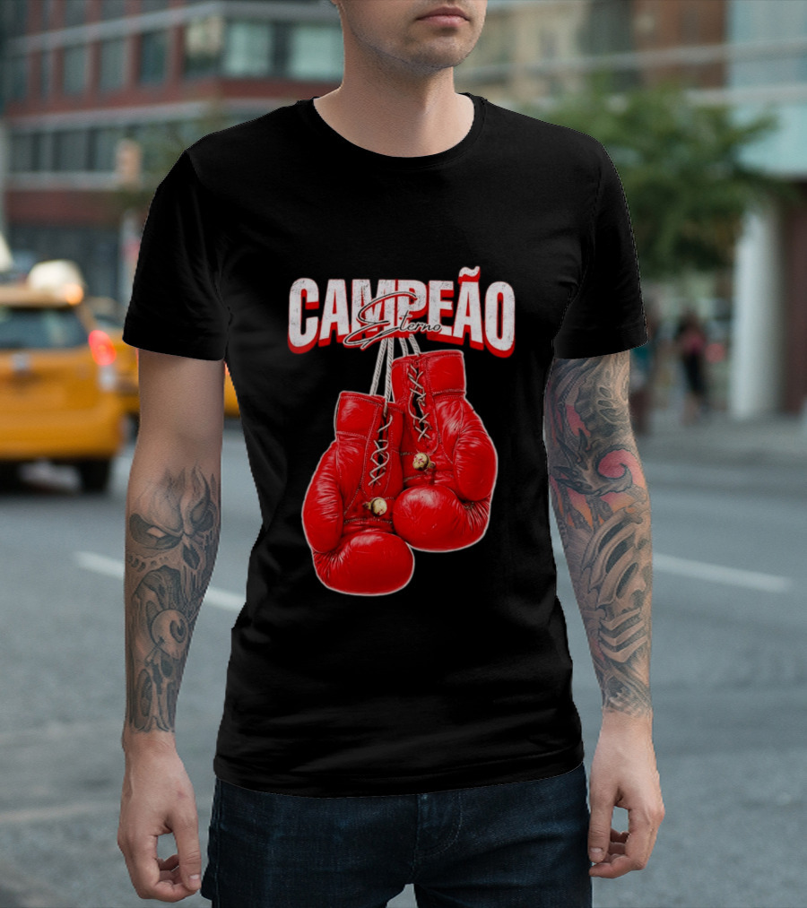 Campeao Eterno Red Boxing Gloves T-Shirt