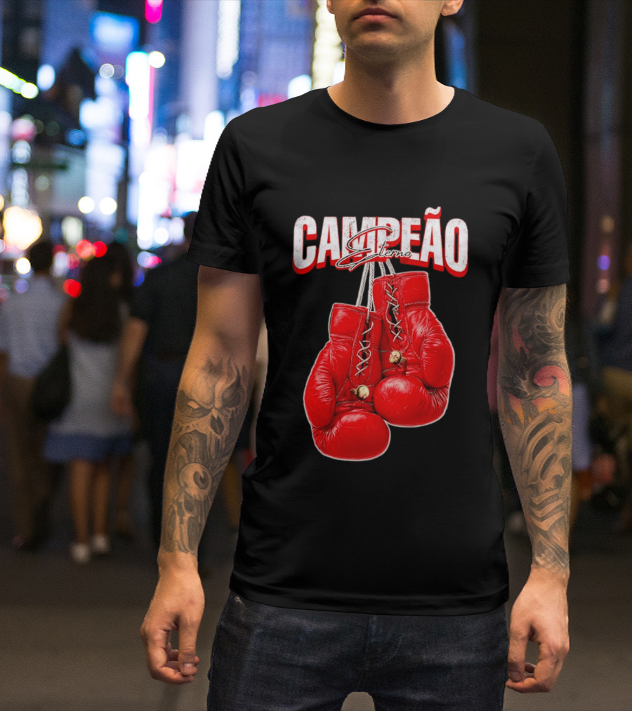Campeao Eterno Red Boxing Gloves T-Shirt