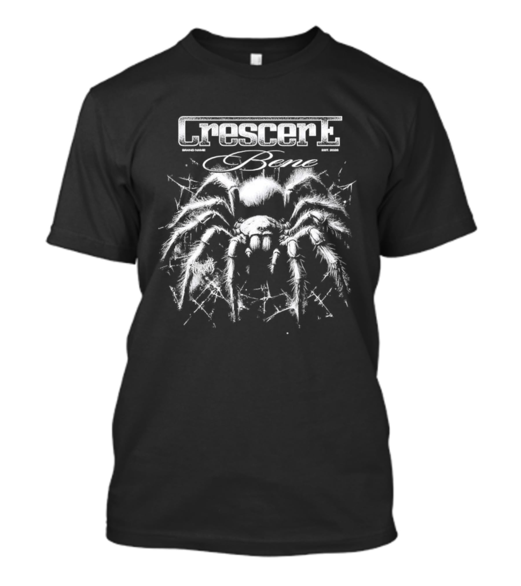 Crescere Bene Spider Web Sketch T-Shirt