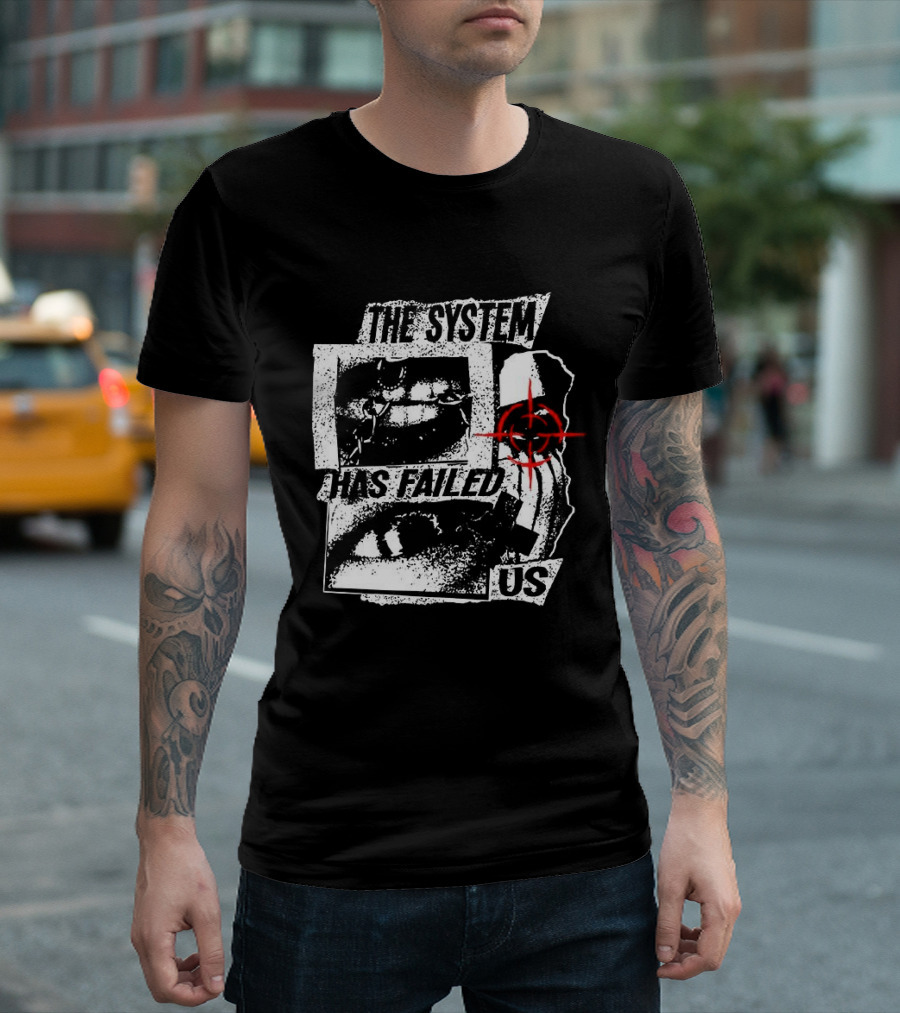 The System Has Failed US Target Visual Motif T-Shirt