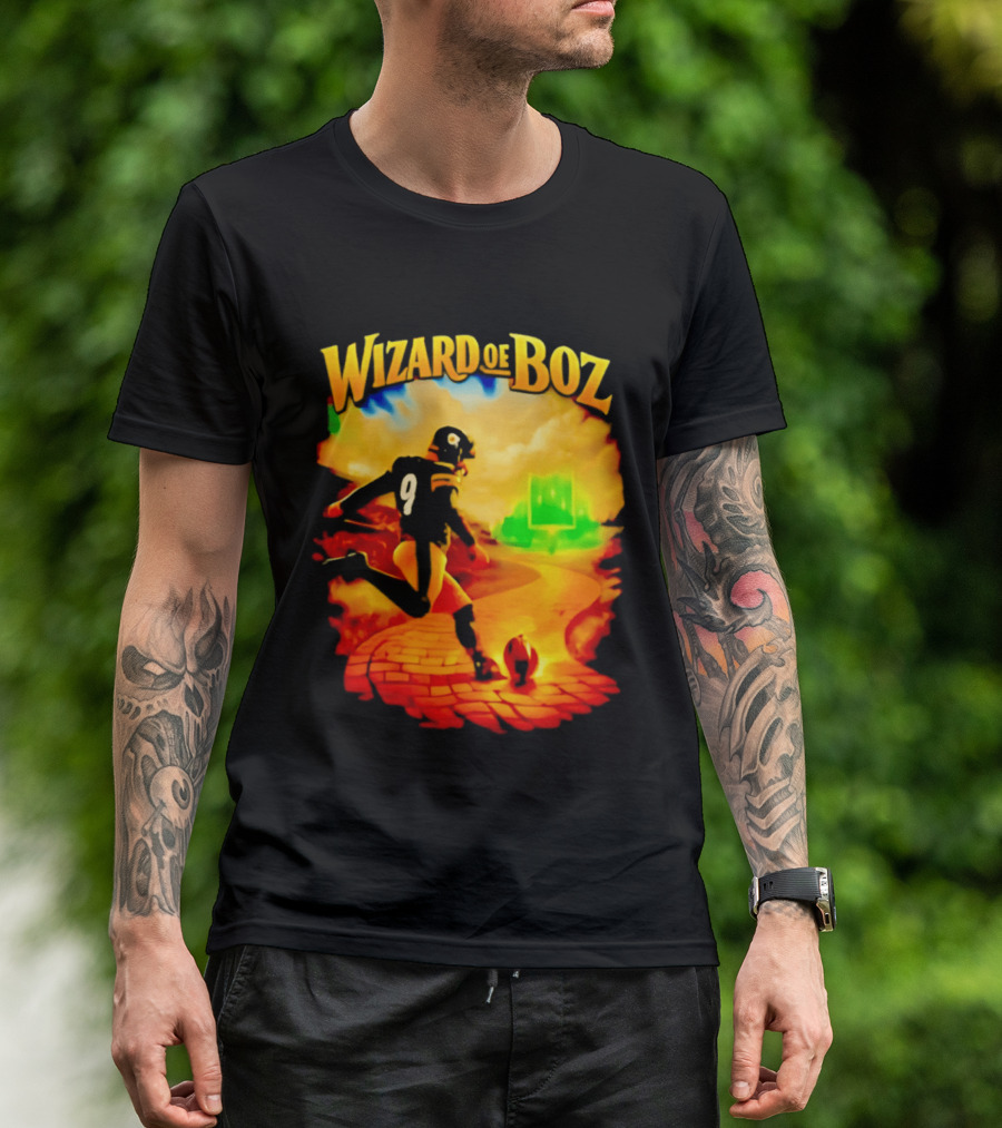 Wizard Of Boz Chris Boswell Pittsburgh Steelers Football Kicker Fantasy T-Shirt