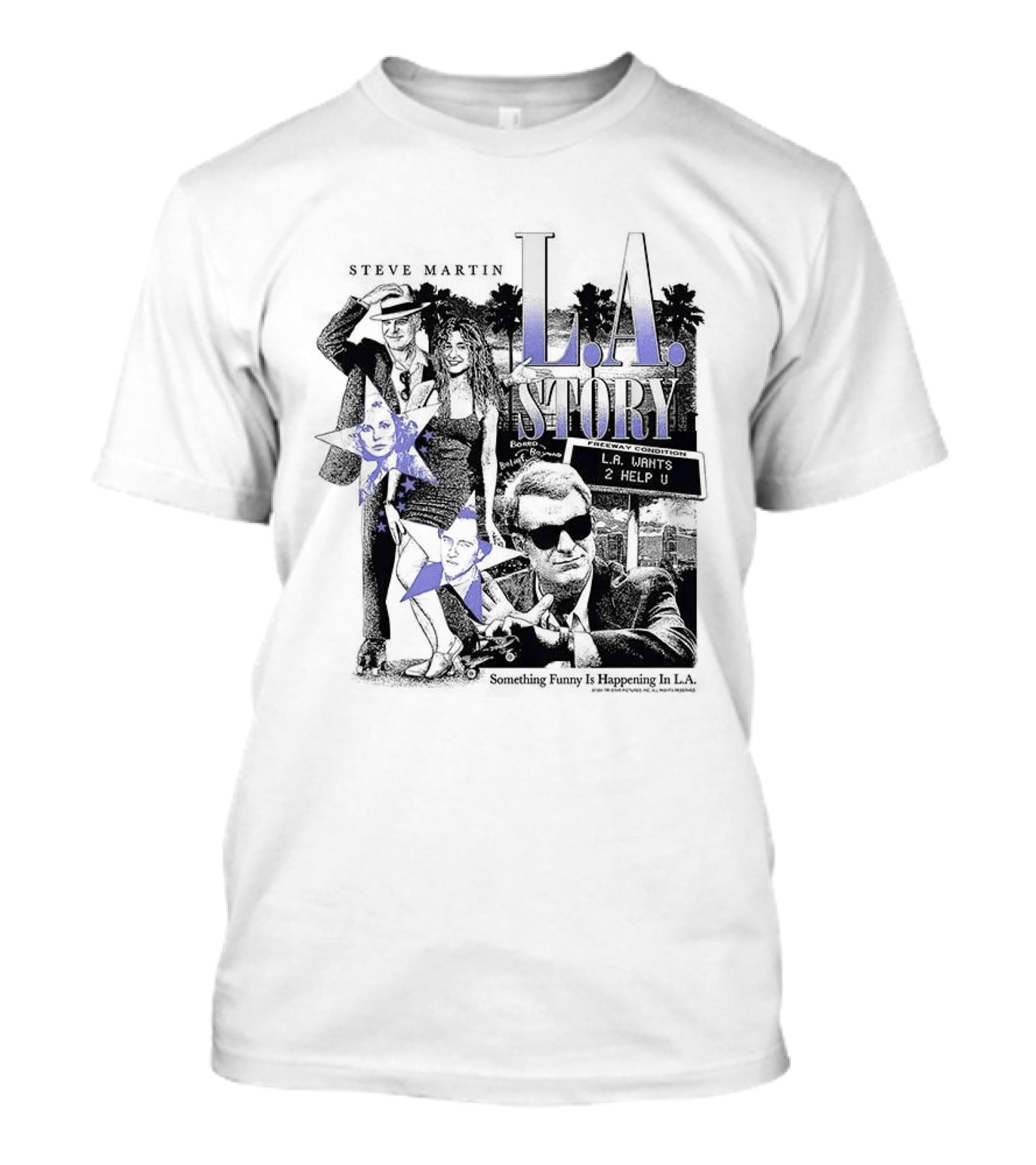 Steve Martin SanDeE L.A. Story Retro Movie 90s Comedy T-Shirt