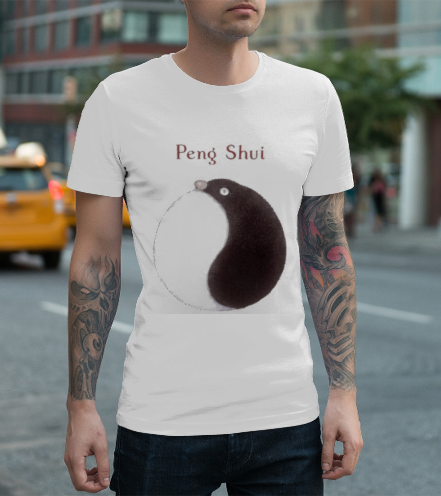 Peng Shui Yin Yang Symbol Smoke T-Shirt