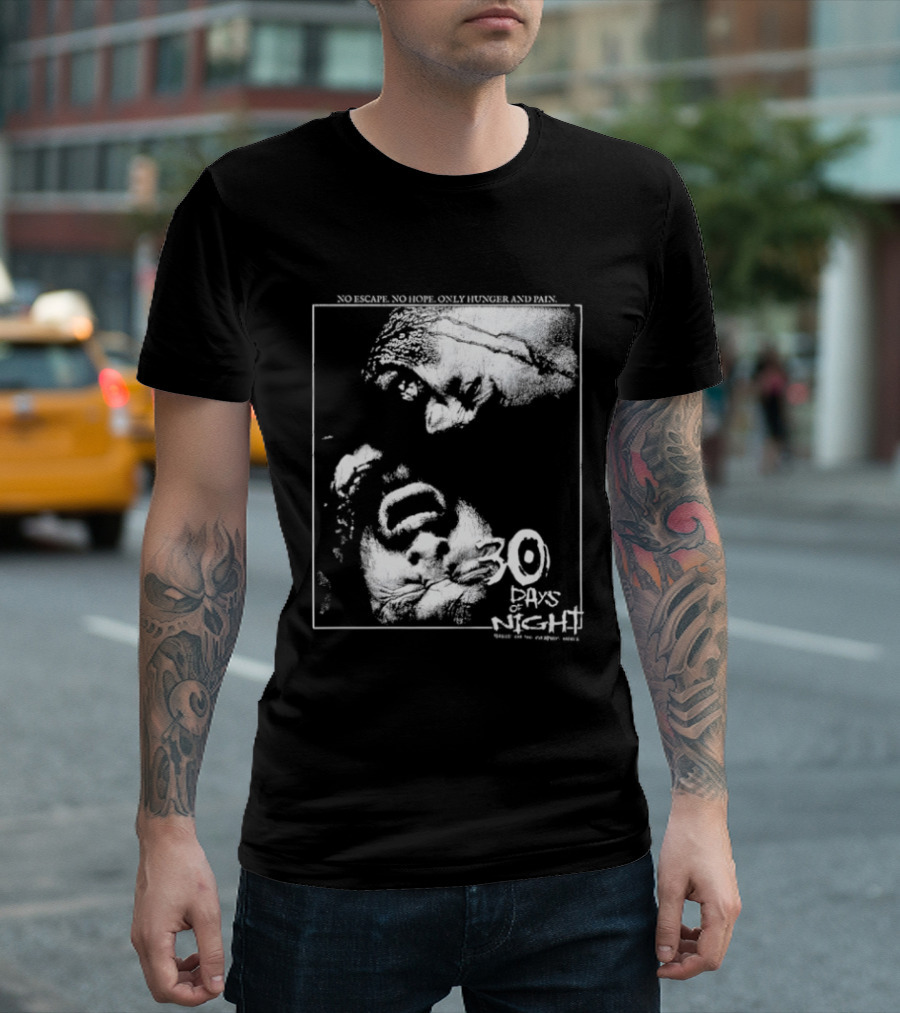 30 Days Of Night No Escape No Hope Only Hunger And Pain Graphic Novel Horror T-Shirt