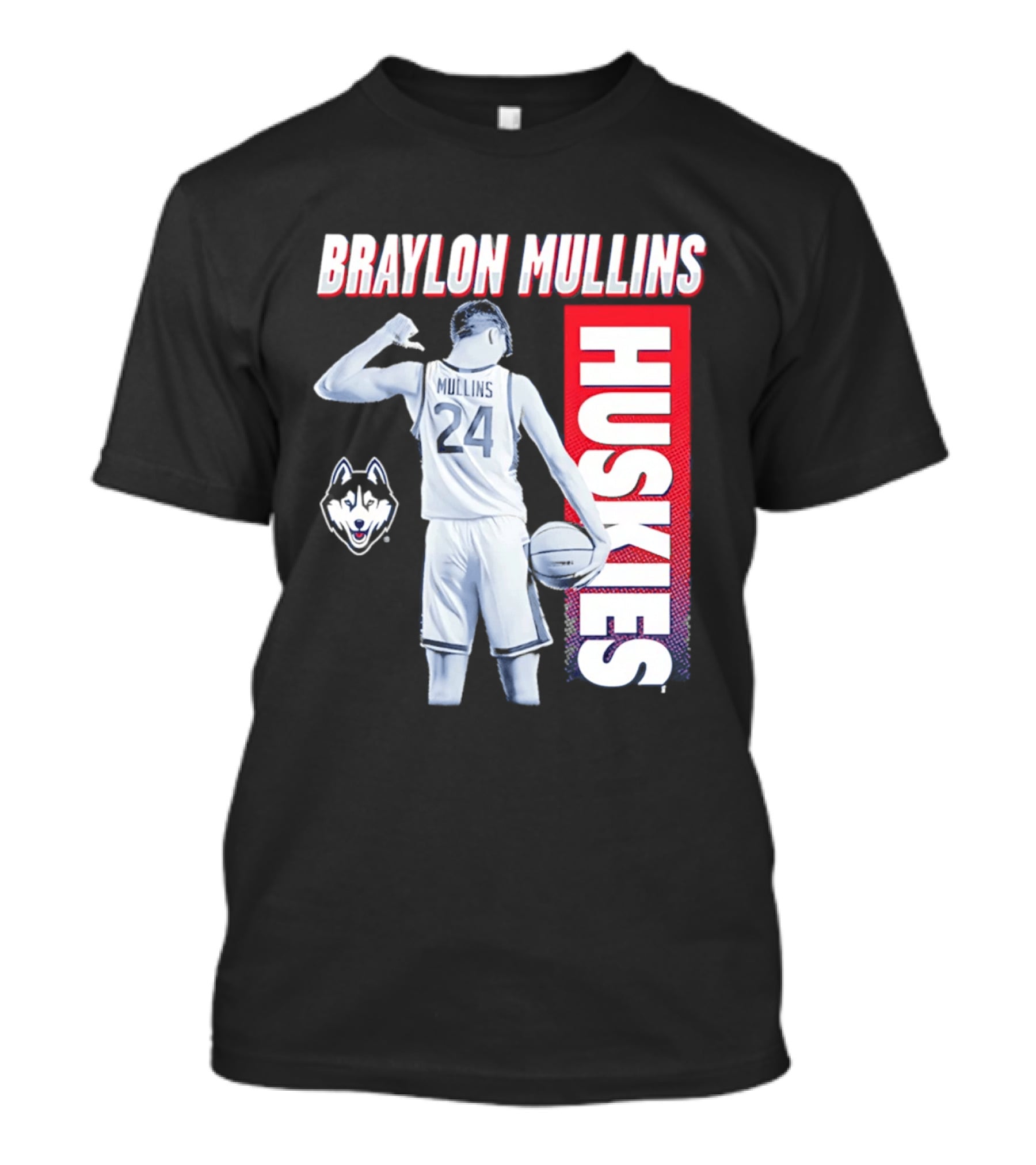 Braylon Mullins UConn Huskies Basketball 24 T-Shirt