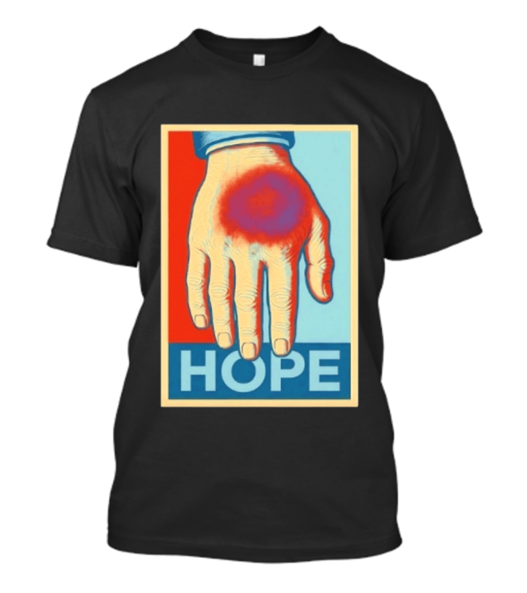 Trump Hope Hand Pop Art Style Springs Eternal T-Shirt