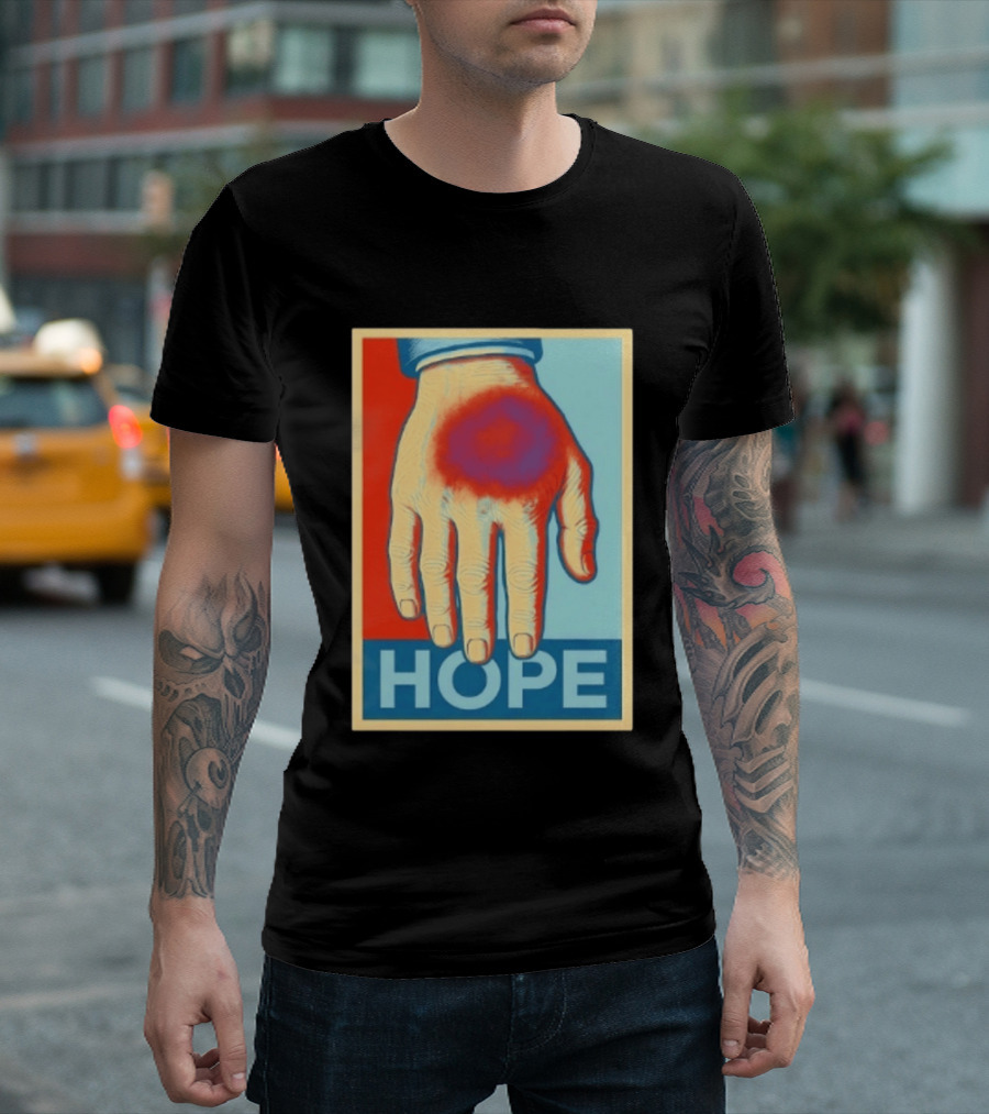 Trump Hope Hand Pop Art Style Springs Eternal T-Shirt