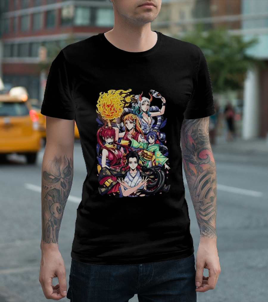 Wano Country Arc One Piece Anime Female Characters Crimson Voyage T-Shirt