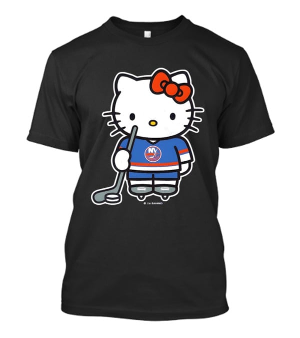 Hello Kitty X New York Islanders Hockey Player NHL 2026 T-Shirt