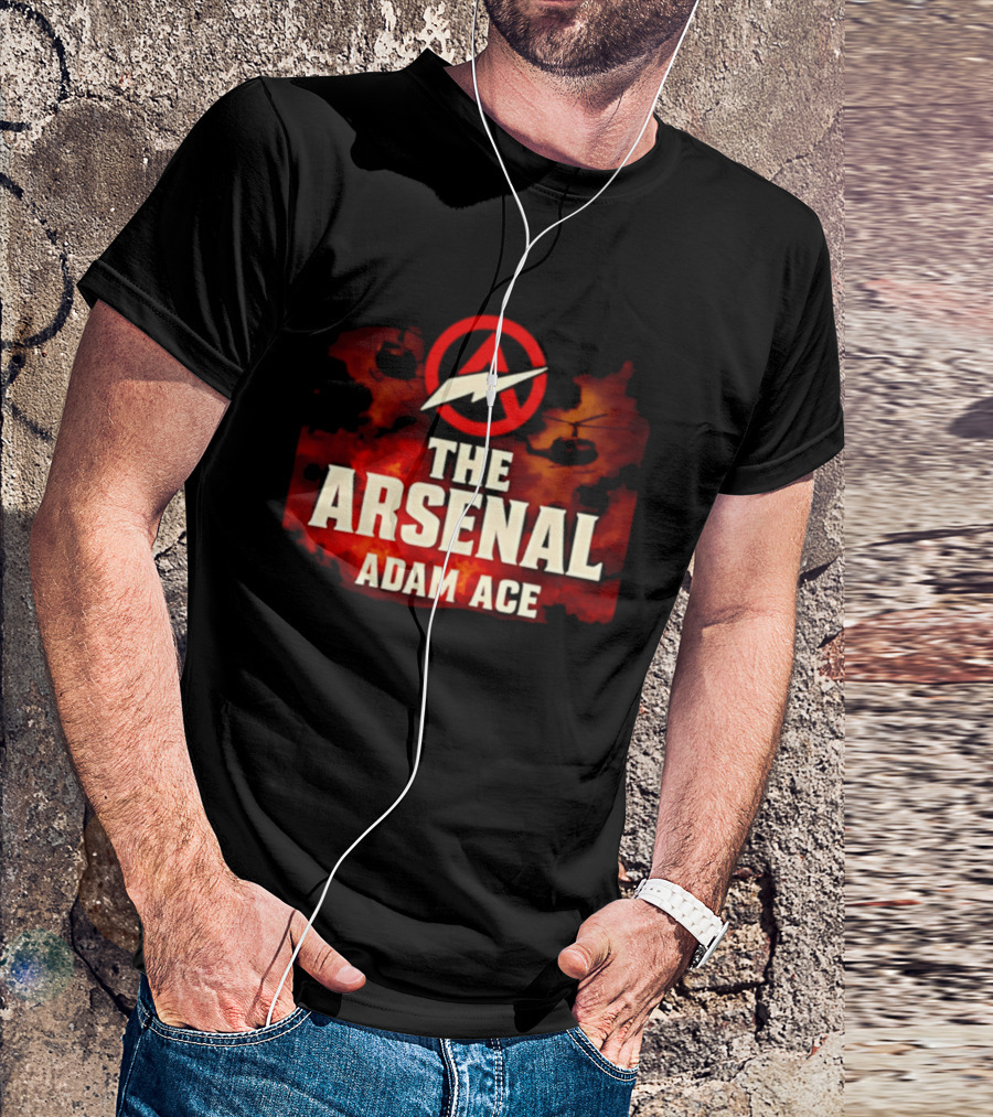 The Arsenal Adam Ace Helicopter Ride Adventure T-Shirt