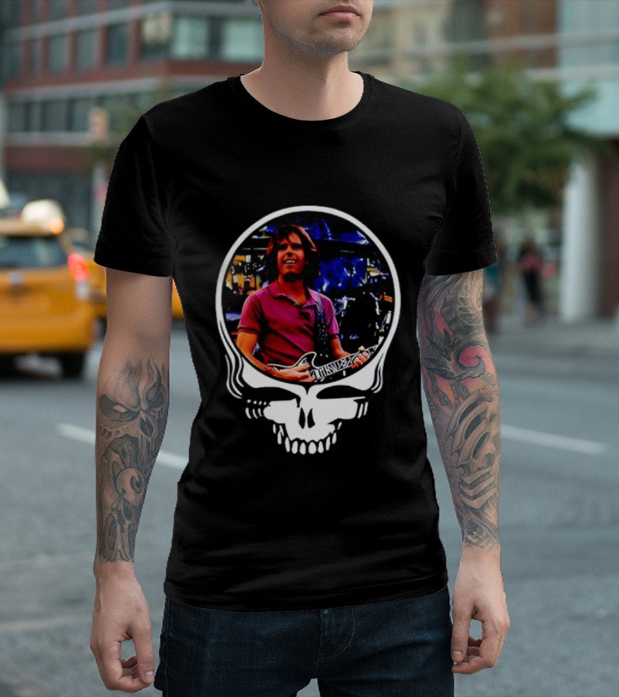 Bob Weir Grateful Dead Enjoying The Ride Skull T-Shirt