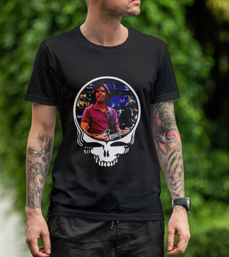Bob Weir Grateful Dead Enjoying The Ride Skull T-Shirt
