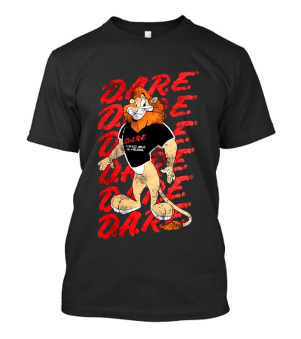 DARE To Resist Drugs And Violence Daren The Lion T-Shirt