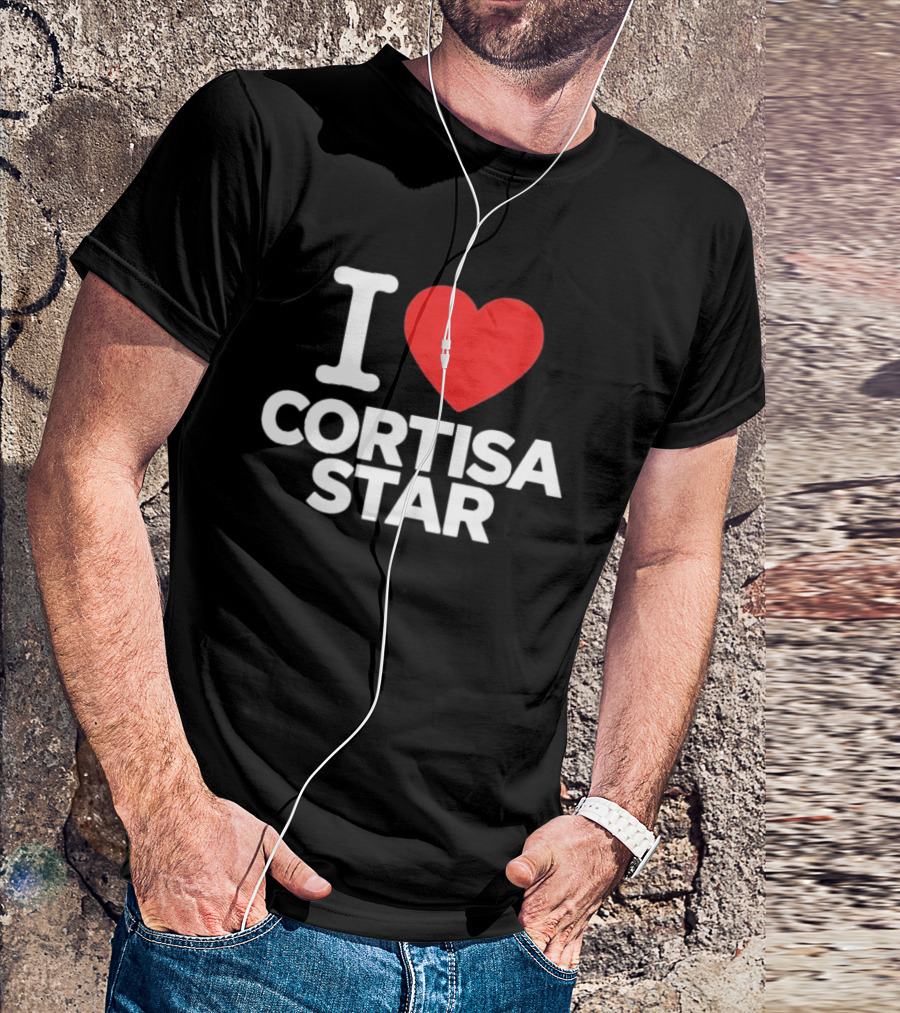 I Love Cortisa Star Heart T-Shirt