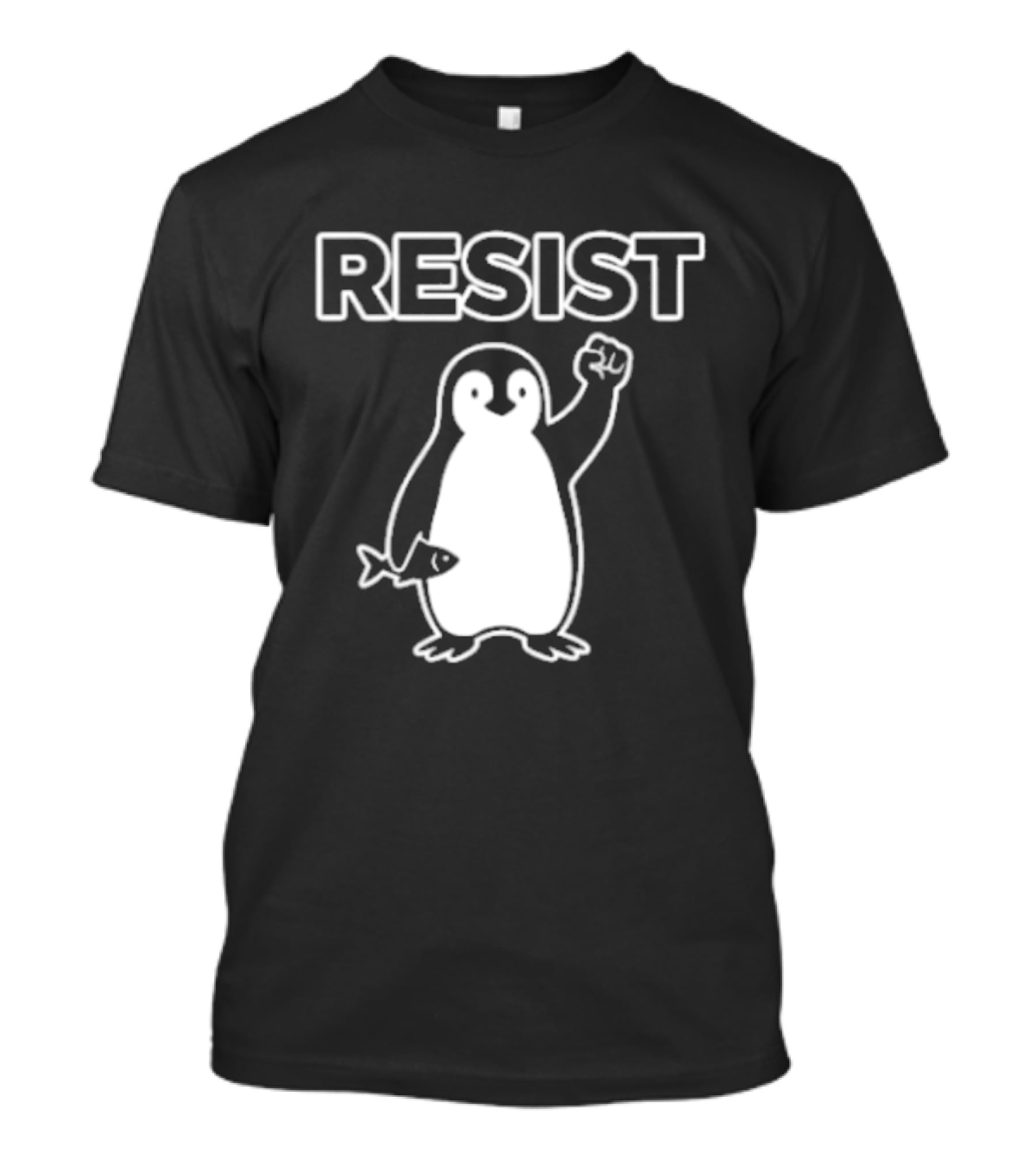 Penguin Resist Fist Fish Minnesota T-Shirt