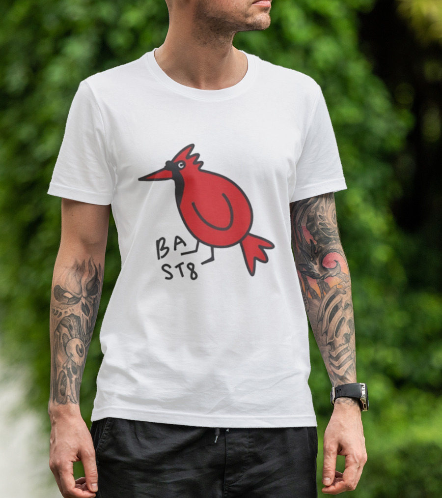 Ball State Cardinal Bird Doodle BSU Football T-Shirt