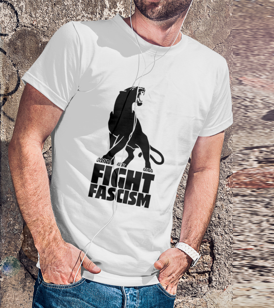 Fight Fascism Panther Roar Black Power Movement T-Shirt