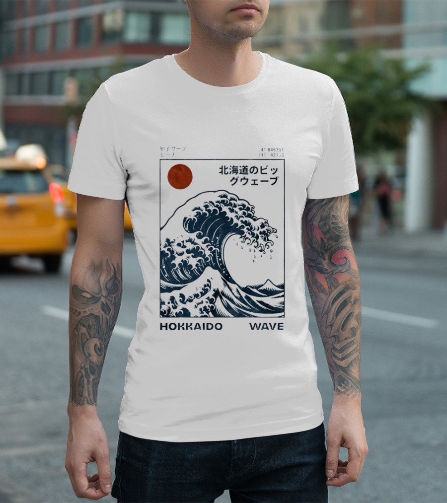Hokkaido Wave Japan T-Shirt