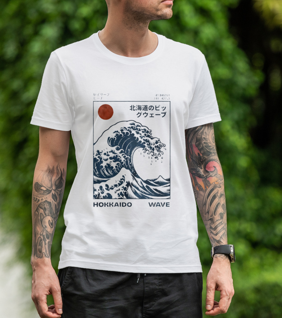 Hokkaido Wave Japan T-Shirt