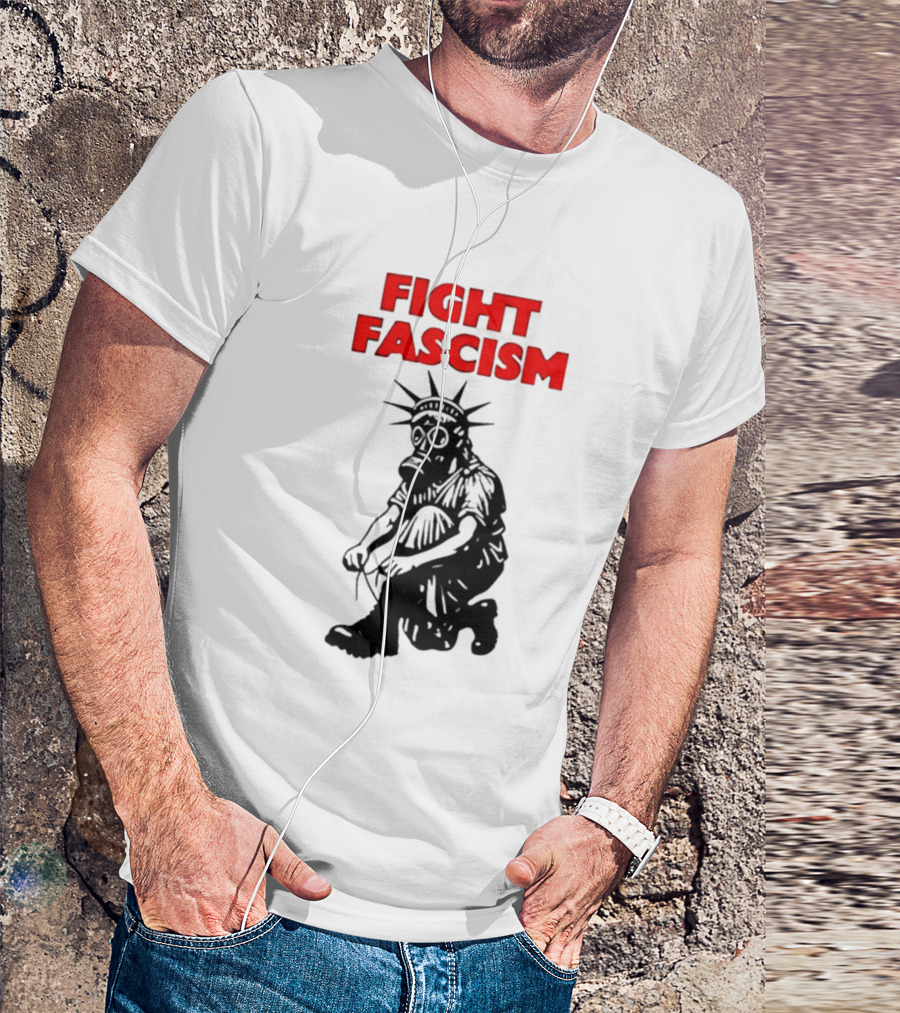Fight Fascism Liberty Not Fascism Abolish ICE T-Shirt