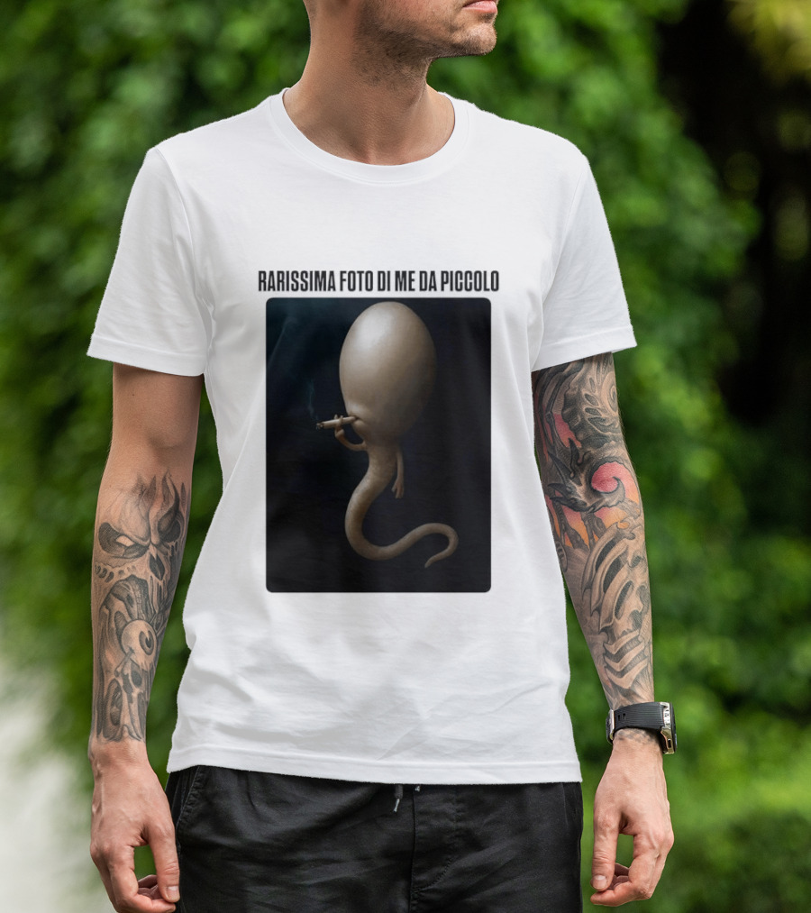 Rarissima Foto Di Me Da Piccolo Alieno Iconico Comico Divertente T-Shirt