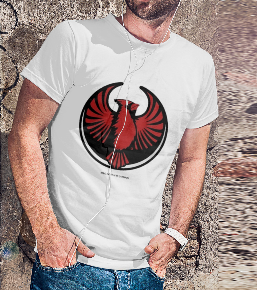 Rebel Northern Cardinal Alliance Heavyweight Bird T-Shirt