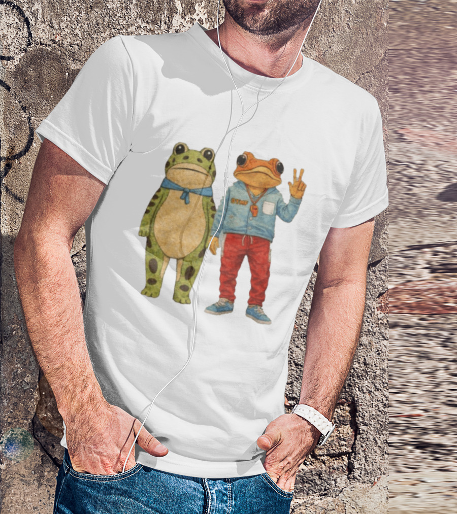 Sapo Concho Portland Frog Amigos Anti ICE Vibrant Cartoon T-Shirt