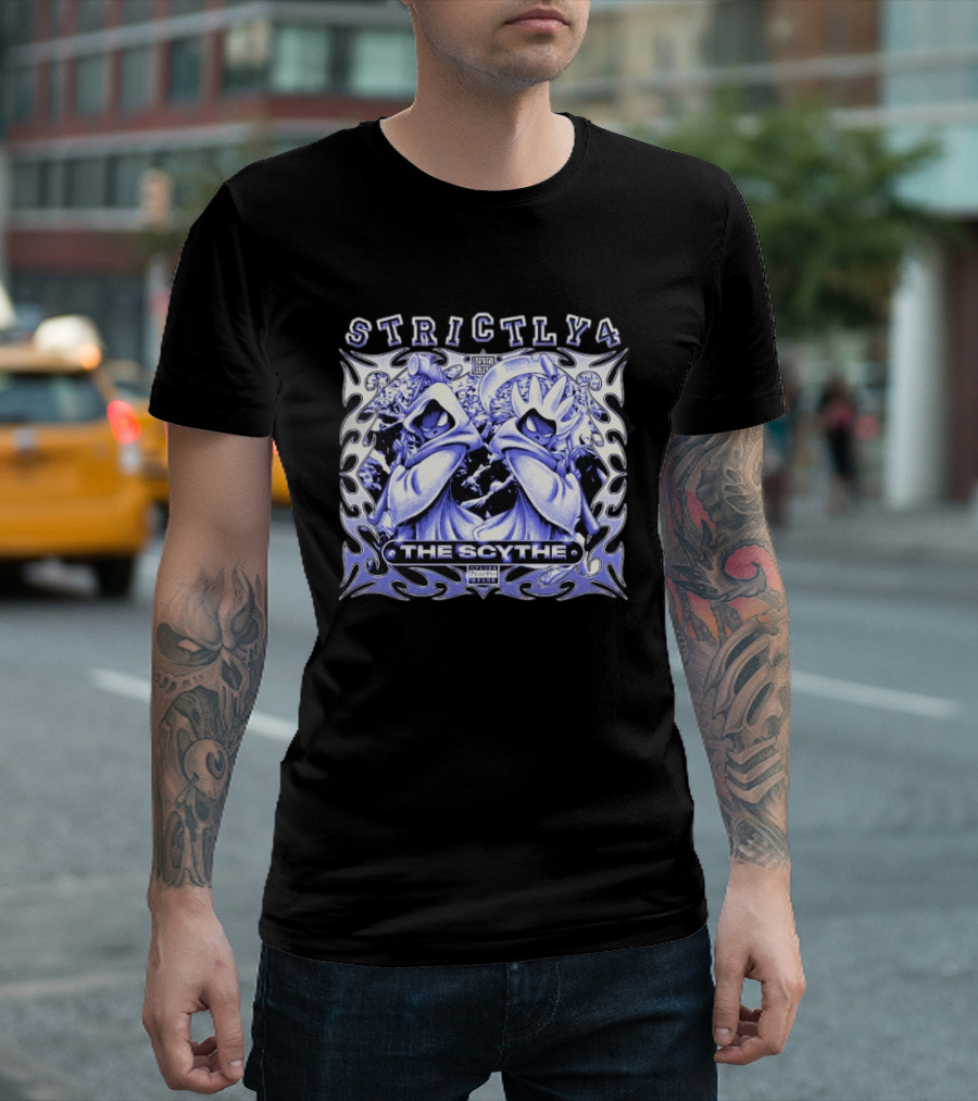 Strictly 4 The Scythe Denzel Curry Album Cover Ravens Banner T-Shirt