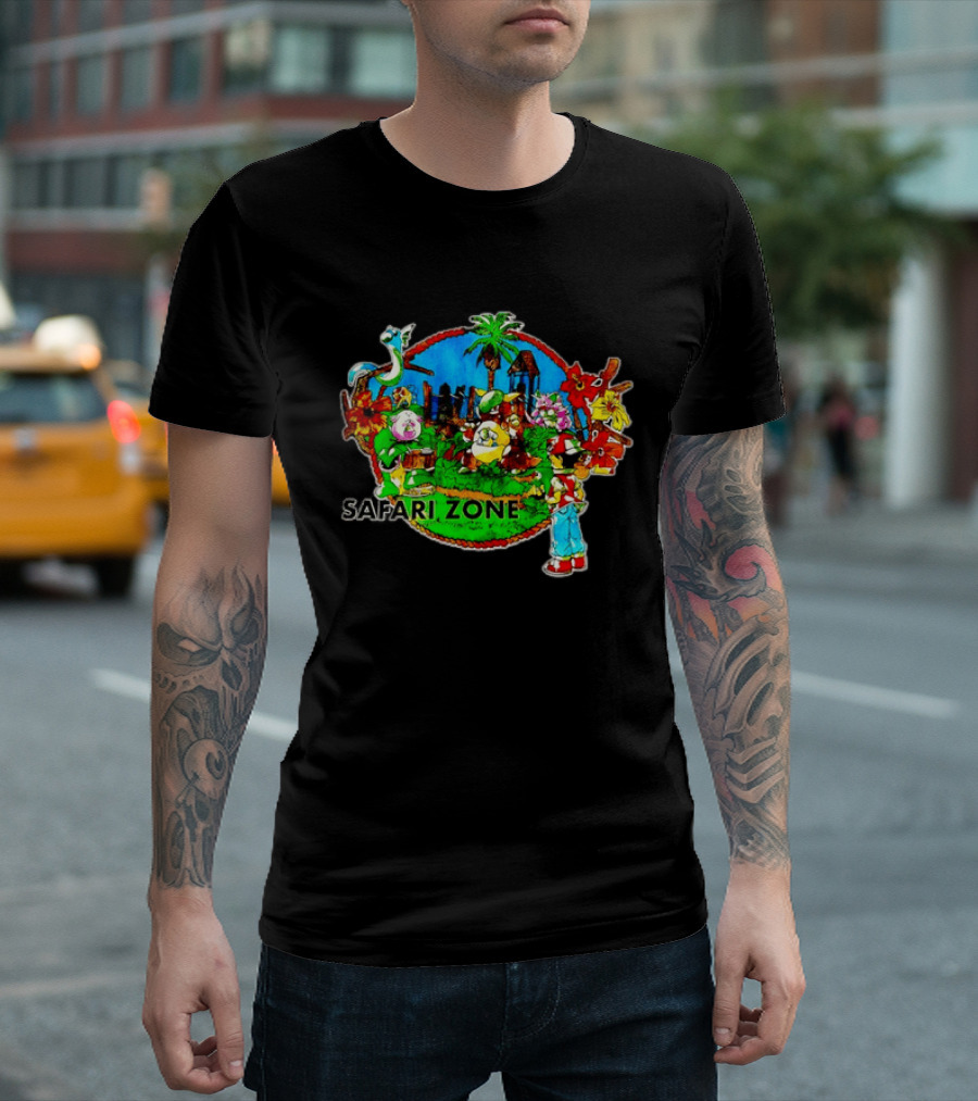 Safari Zone Pokémon Adventure With Ash Ketchum And Friends T-Shirt