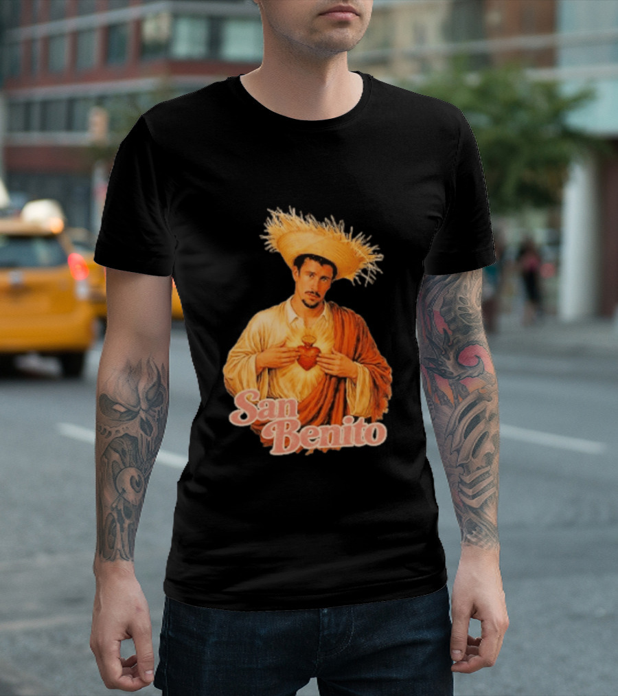 San Benito Bad Bunny Sacred Heart Aura T-Shirt