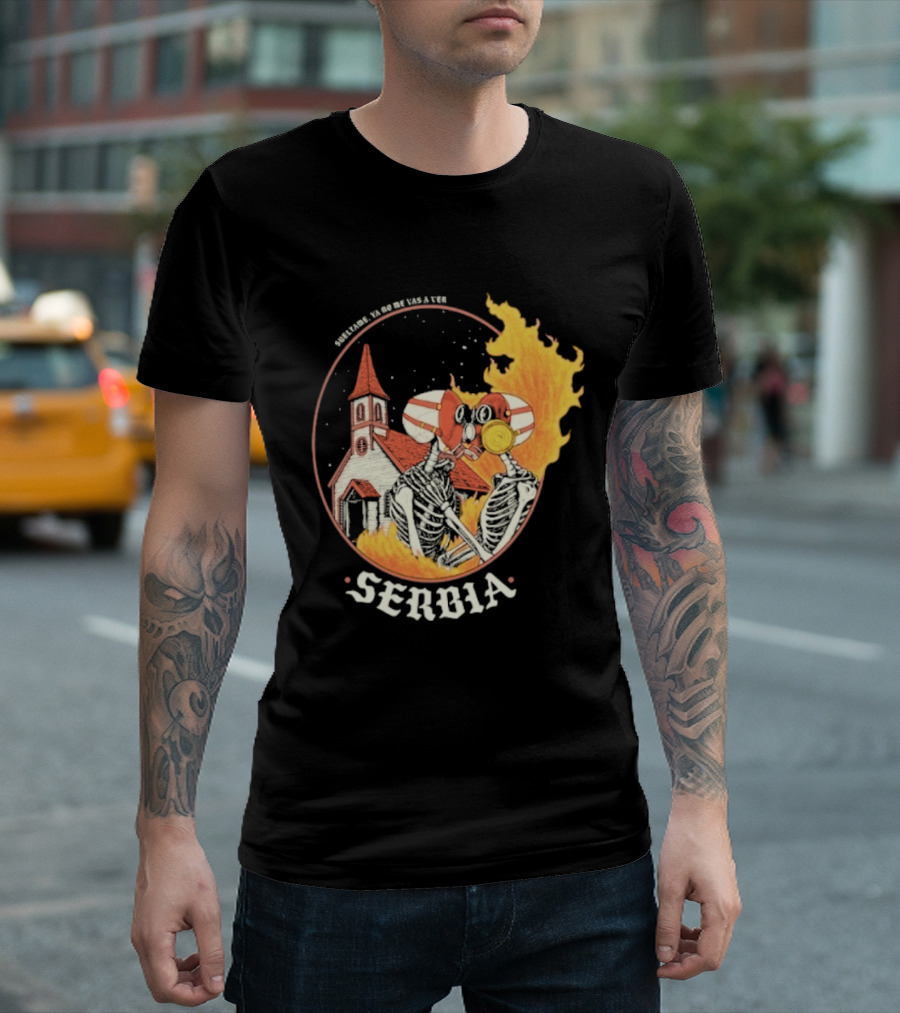 Amor De Verano Sueltame 2026 Serbia Church Fire T-Shirt