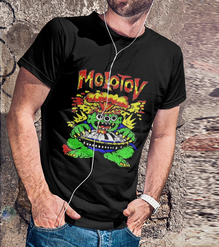 Molotov January 31 2026 Mexico Monster Art Explosion T-Shirt