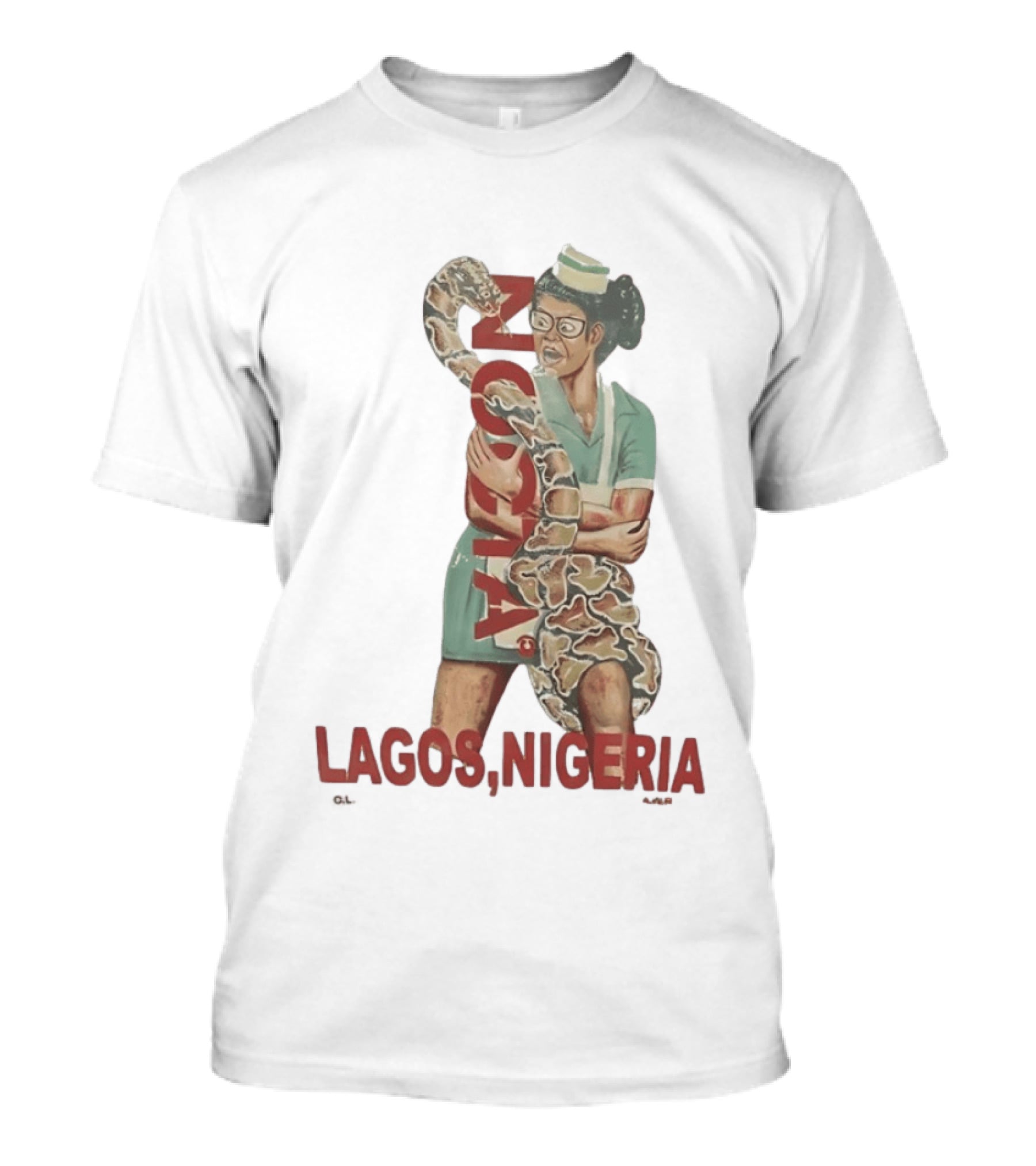 NOCTA Homecoming Lagos Nigeria Nurse Snake T-Shirt