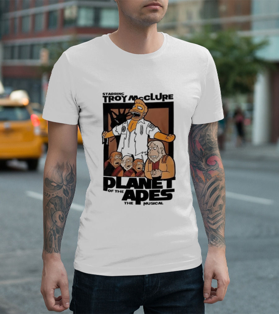 Starring Troy McClure Planet Of The Apes The Musical T-Shirt