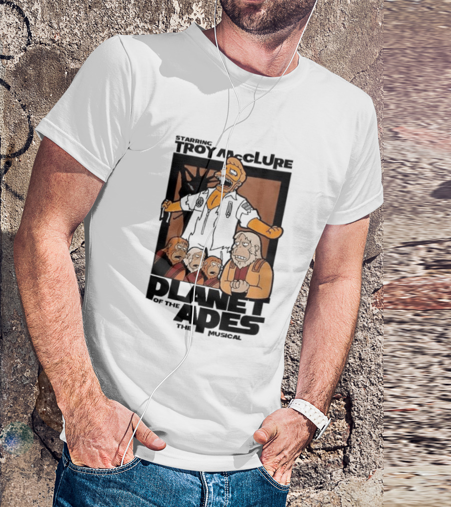 Starring Troy McClure Planet Of The Apes The Musical T-Shirt