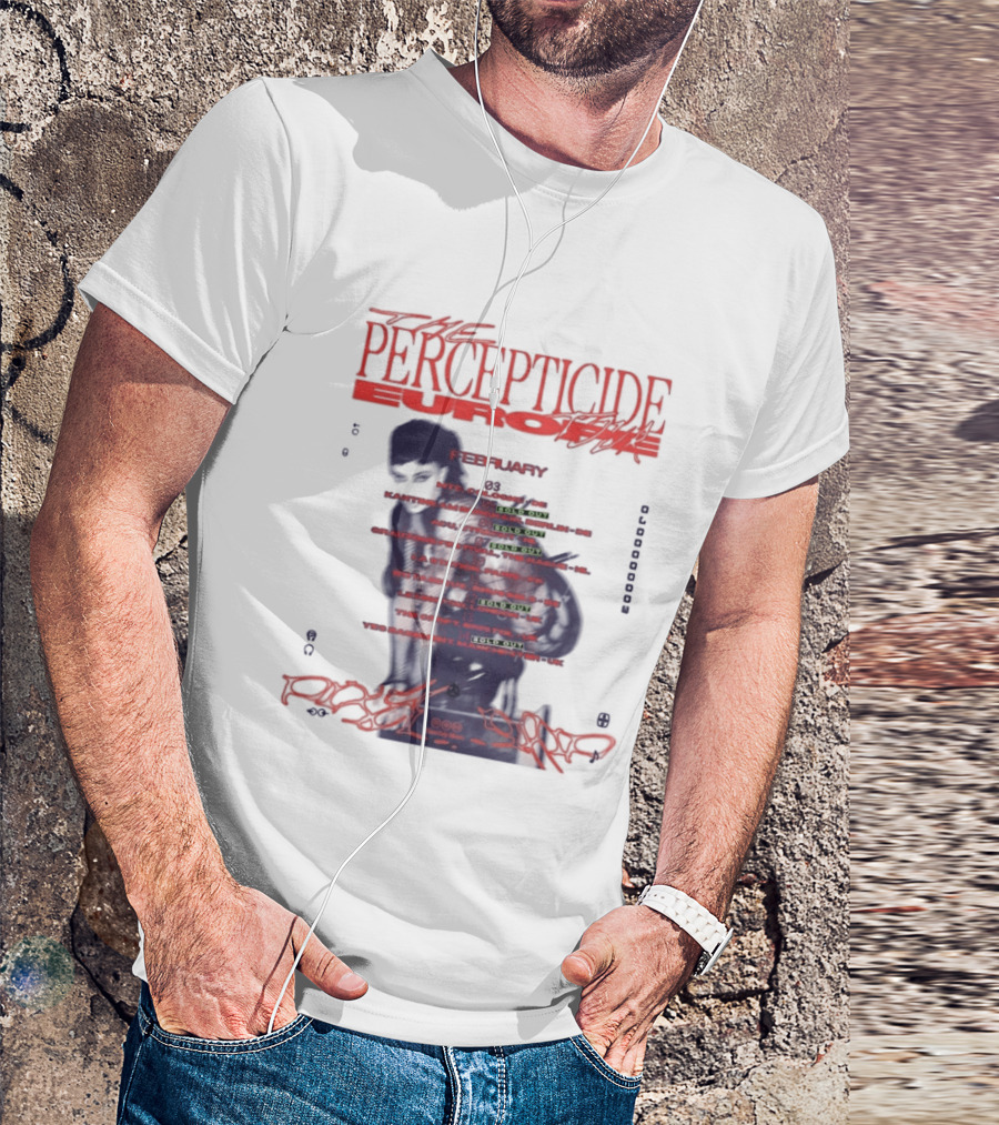 PERCEPTICIDE Europe Tour 2026 Dates And Locations T-Shirt