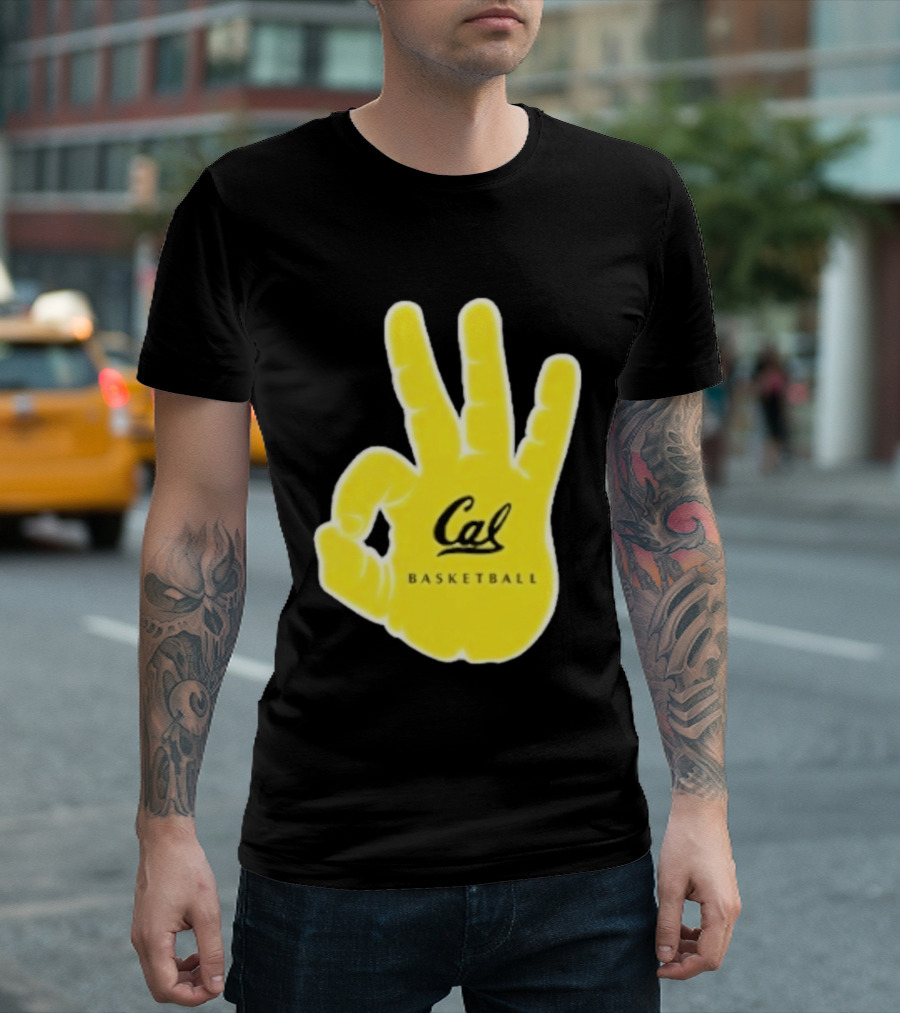 Cal Basketball Hand Sign California Golden Bears T-Shirt