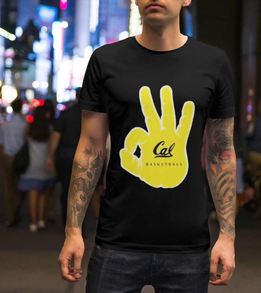 Cal Basketball Hand Sign California Golden Bears T-Shirt