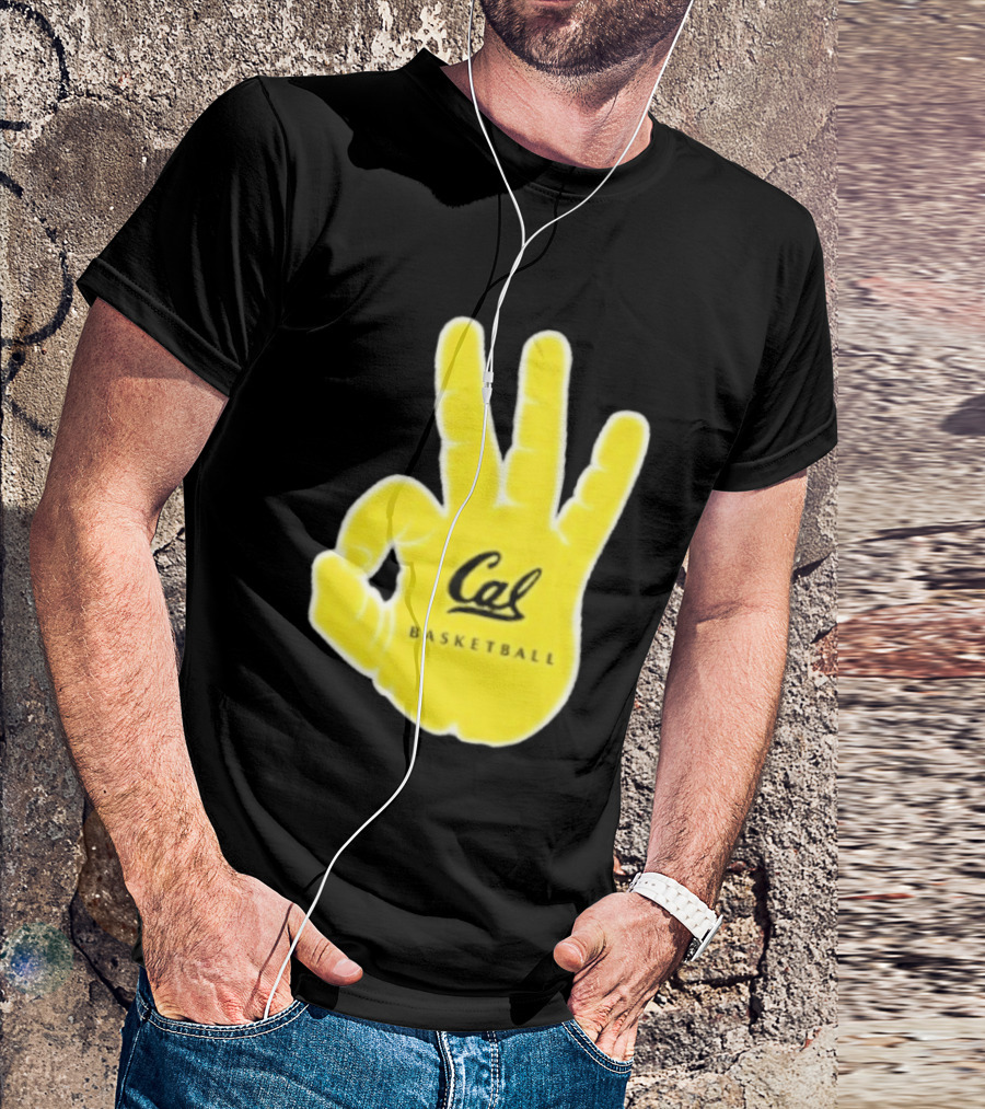 Cal Basketball Hand Sign California Golden Bears T-Shirt