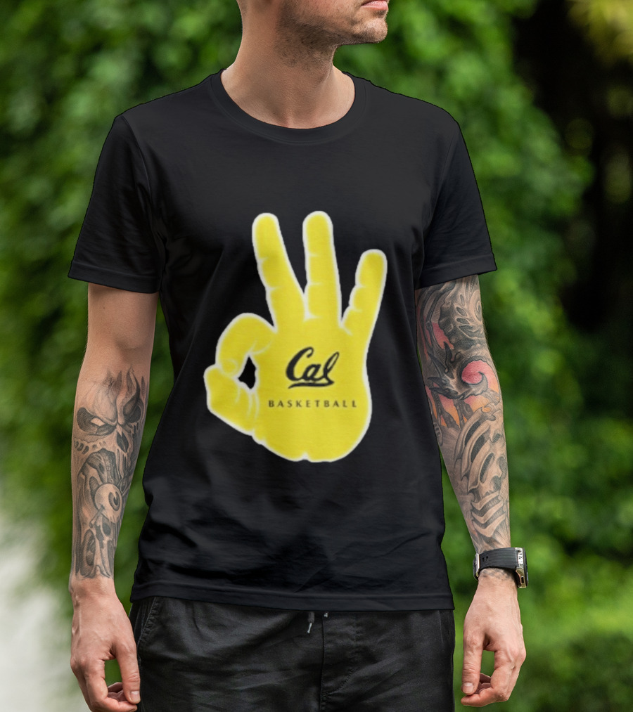 Cal Basketball Hand Sign California Golden Bears T-Shirt