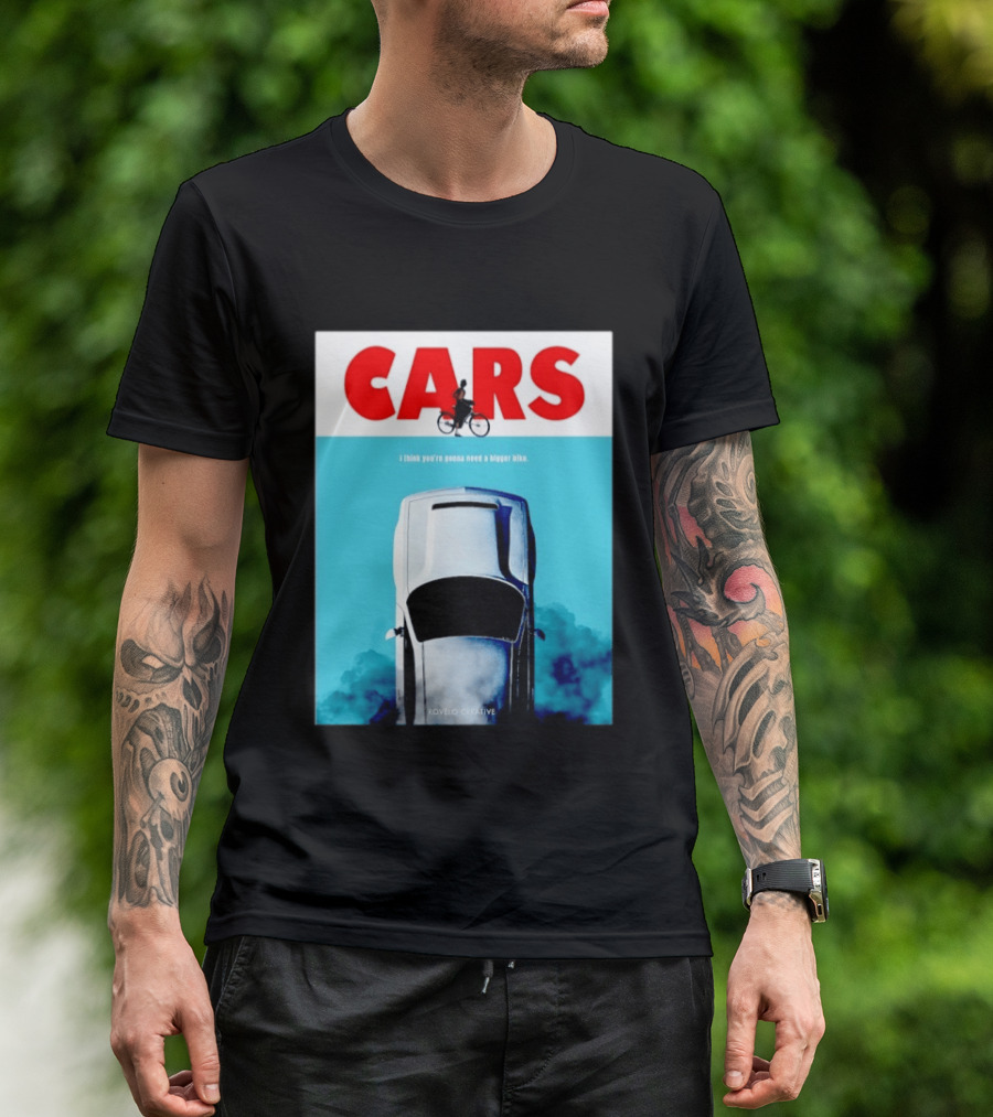 Cars I Think You're Gonna Need A Bigger Bike Jaws T-Shirt