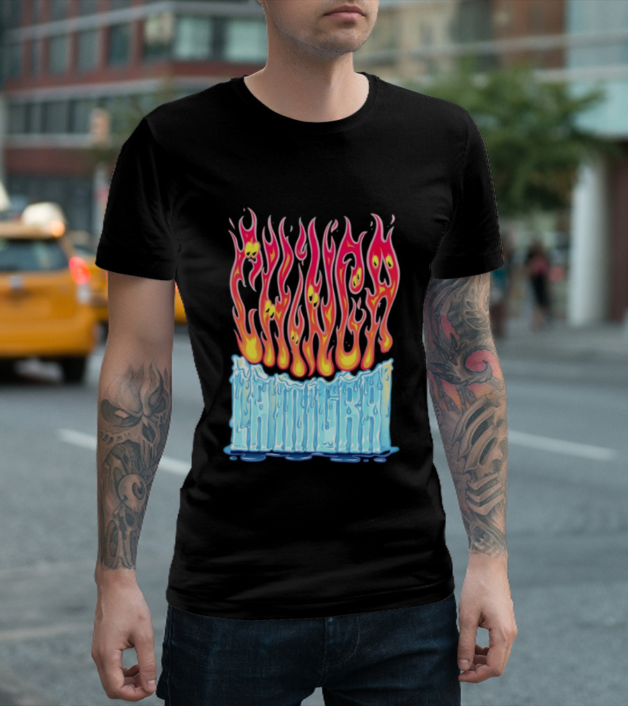 Chili Chimichanga Ice Fire Fusion Melting Pantera T-Shirt