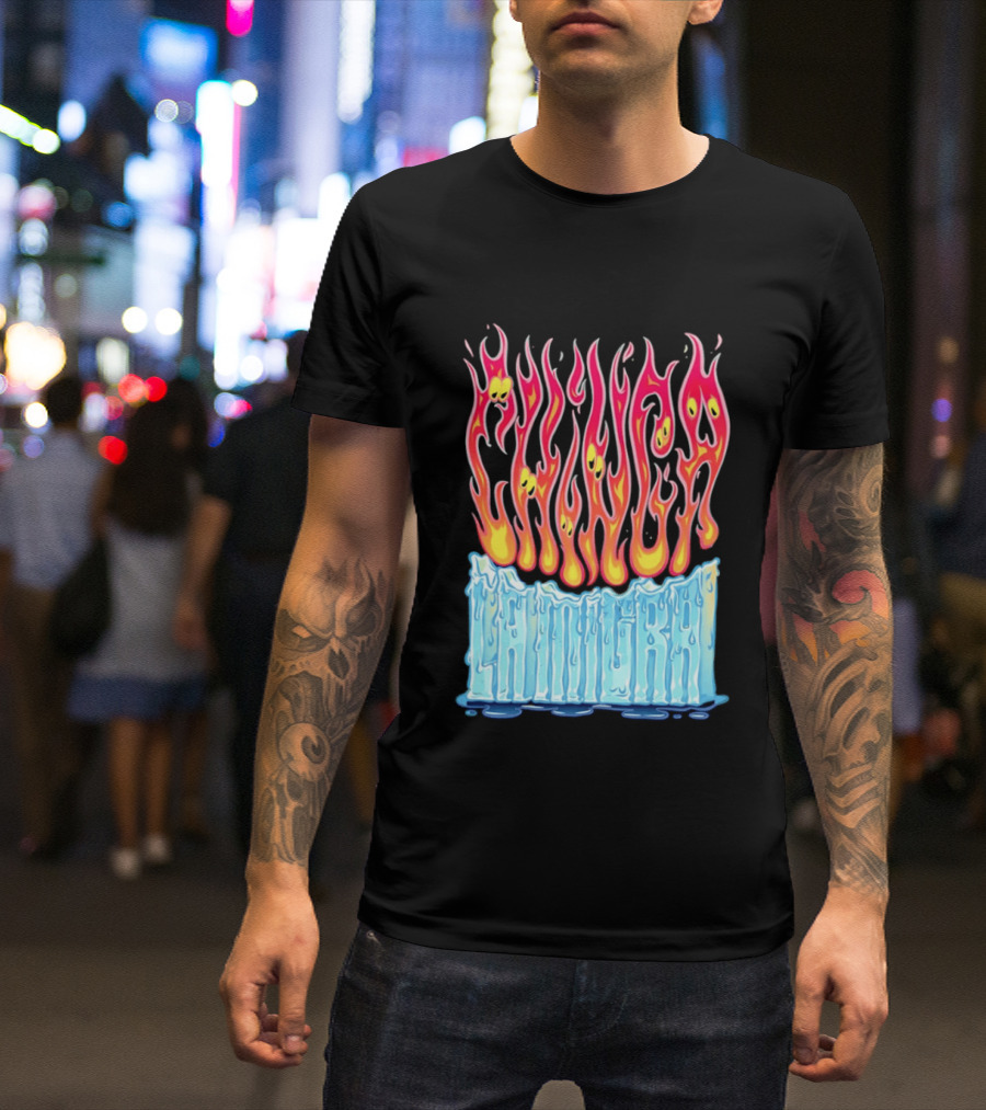 Chili Chimichanga Ice Fire Fusion Melting Pantera T-Shirt