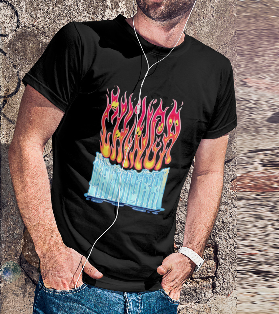 Chili Chimichanga Ice Fire Fusion Melting Pantera T-Shirt